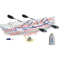 Sea Eagle SE370 Inflatable 1-3 Person Sports Kayak