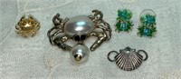 Misc Nautical Jewelry Set: .925 Shell Slide