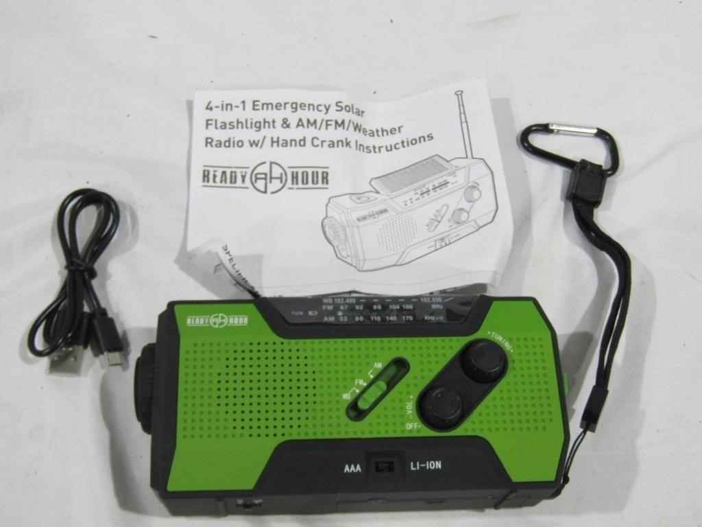 4 in 1 Emegerncy Radio w/Crank