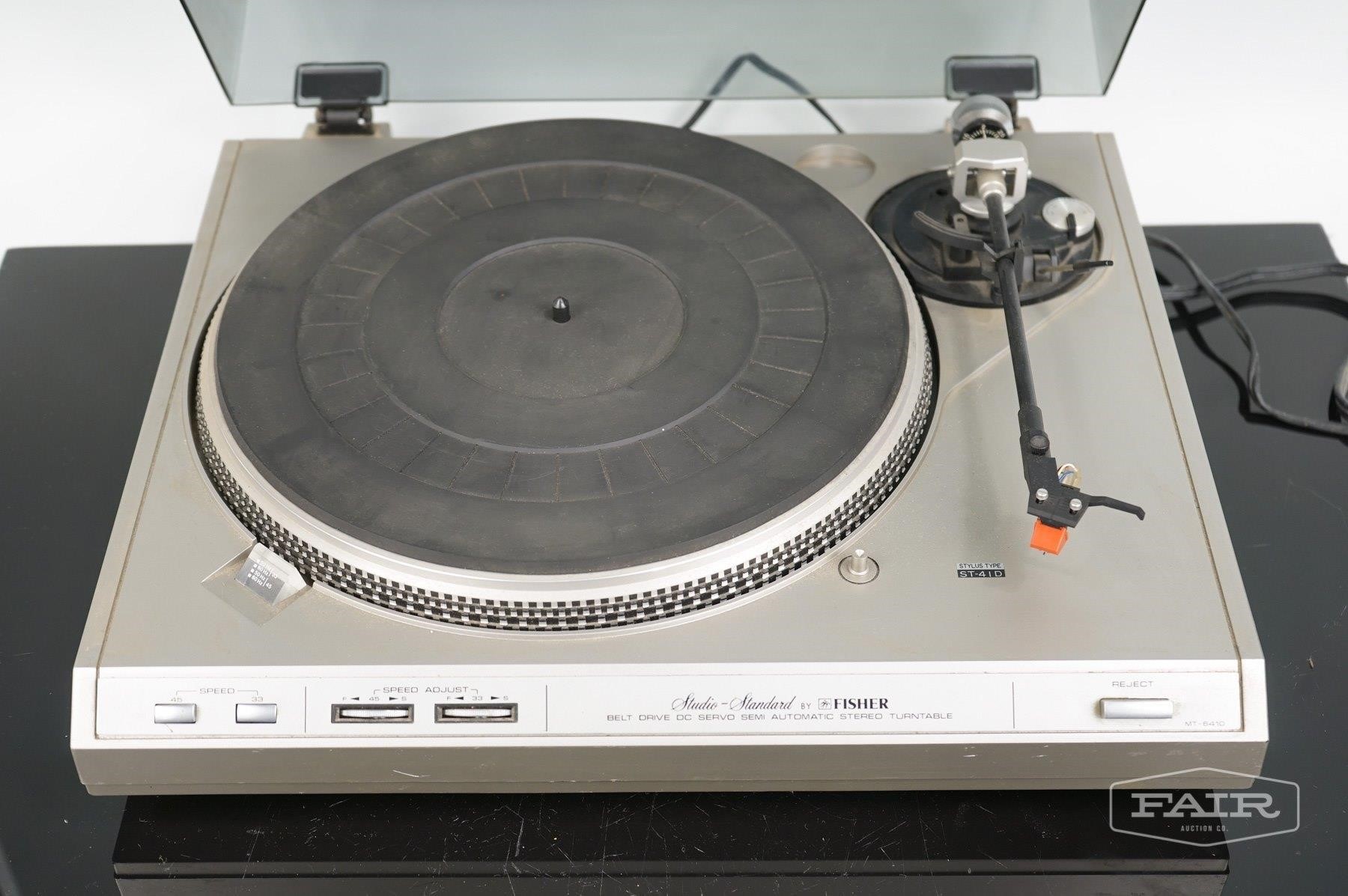 Studio-Standard by Fisher Stereo Turntable | Fair Auction Company, LLC