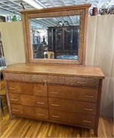 Mid-Century Style Dresser w/ Mirror