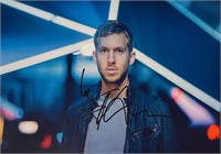 Autograph COA Calvin Harris Photo