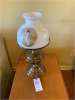 lamp with lighthouse shade 22"t