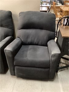 Manual Black Recliner Chair
