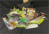 Assorted Fishing Lures, Bait & Organizers