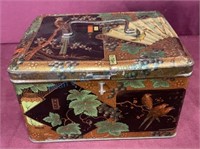 Tin tea box