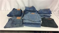 17 pairs of Levis