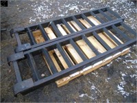 2 - 6' x 20" steel trailer ramps