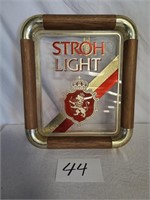Stroh Light Plastic Hanging Sign