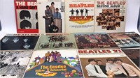 Collection of 12 Beatles LP Records