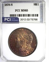 1878-S Morgan MS65 LISTS $425