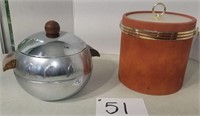 Vintage Bun Warmer & Ice Bucket