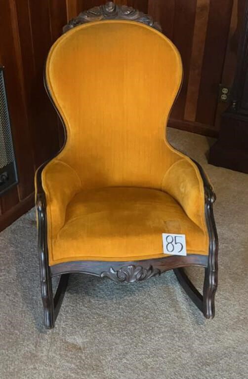 Orange Rocking Chair
 Excellent Condition!