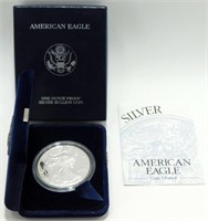 2000-P Proof Silver Eagle in Box/Case with