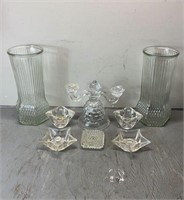 Glass Vases & Candle Holders