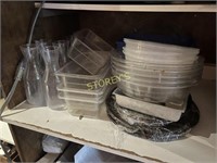 Plastic Water Jugs, Plate Covers, Inserts, Pizza