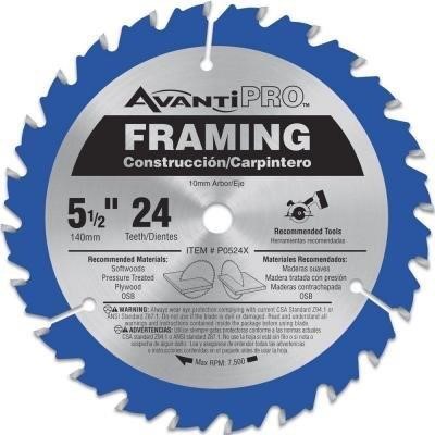 5-1/2 in. X 24-Tooth Framing Circular Saw Blade