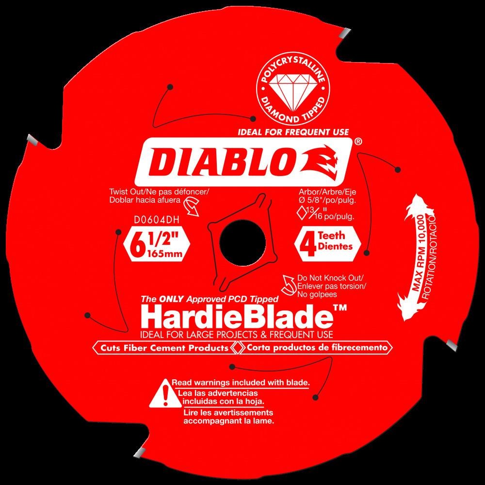 6-1/2in. X 4-Teeth HardieBlade Saw Blade for