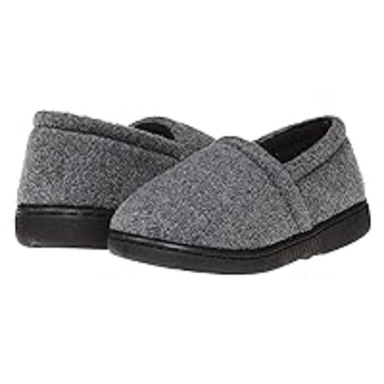 Skysole Boys Fleece Slippers Rugged Outsoles Sz  6