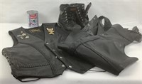 Veste & Chaps en cuir/Bottes Harley Davidson -