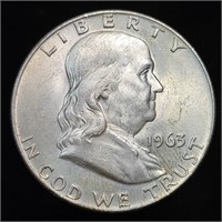 1963-D Franklin Half Dollar