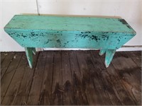 Vintage Wooden Bench 37" Long