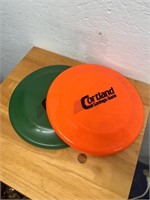 2 Advertising Frisbees Cortland Savings Bank