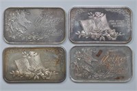 4 - 1ozt Silver .999 (4ozt TW) Mothers Day