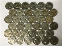 1940-1976 Mixed Jefferson Nickels  UNC