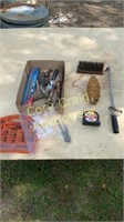 Vise Grip, Drill Bits, Rope, Wire Brush, Torque