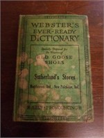 Dictionary from Sutherland Shoe Store, Morristown