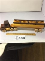 WOODEN TANKER TRUCK