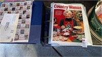 Binder of country women magazines