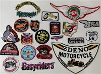 21 Motorcycle Patches