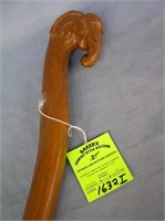 Elephant shaped figural walking stick