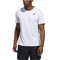 New adidas Men's Run IT T-Shirt, White, Large