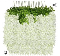 $21 24 pack Artificial Flowers Wisteria Flowers
