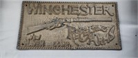 Old Winchester Cast Iron Sign, 6"×13"