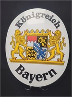 German Konigreich Bayern metal sign