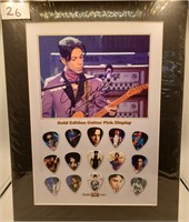 Prince Collector Guitar Pick Set. Includes 15
