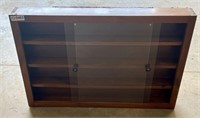 Wood display case 24in x 36in x 5in