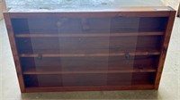 Wood display case 24in x 41in x 5in