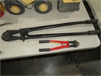 2 SETS OF BOLT CUTTERS