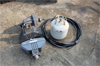 Pile Light Parts, Wire, Propane Tank