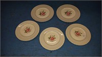 5 antique Myott and Sons plates 2 are 9 in 3 are
