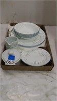assorted Corelle dishes