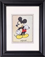 Original in the Manner of Andy Warhol Mickey