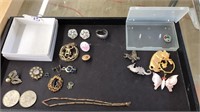 2 BOXES OF ASST JEWELRY