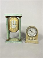 (2) Lux Clocks w/ Metal Cases