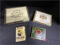Tobacco Items: Lucky Strike Tin, Cigar Boxes & mor